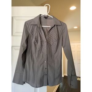 Express Essential Stretch Long Sleeve Shirt